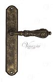 Дверная ручка Venezia на планке PL02 мод. Monte Cristo (ант. бронза) проходная