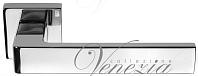 Дверная ручка Venezia мод. Biblo (полир. хром) коллекция UNIQUE